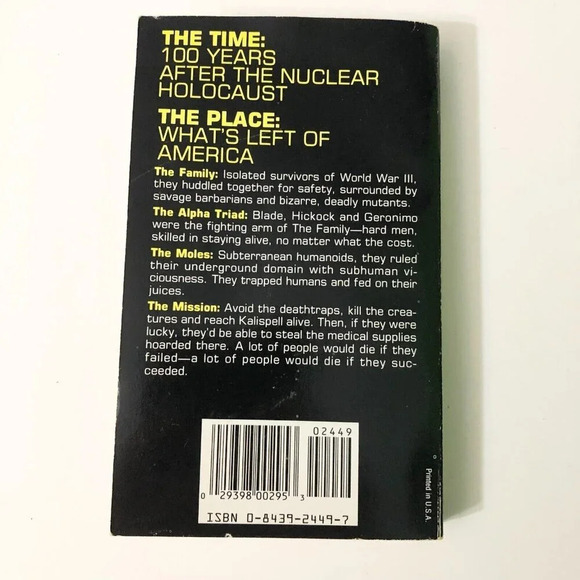 Vtg  David Robbins Endworld The Kalispell Run and Tom Obedlam Robert Silverberg - Picture 11 of 16